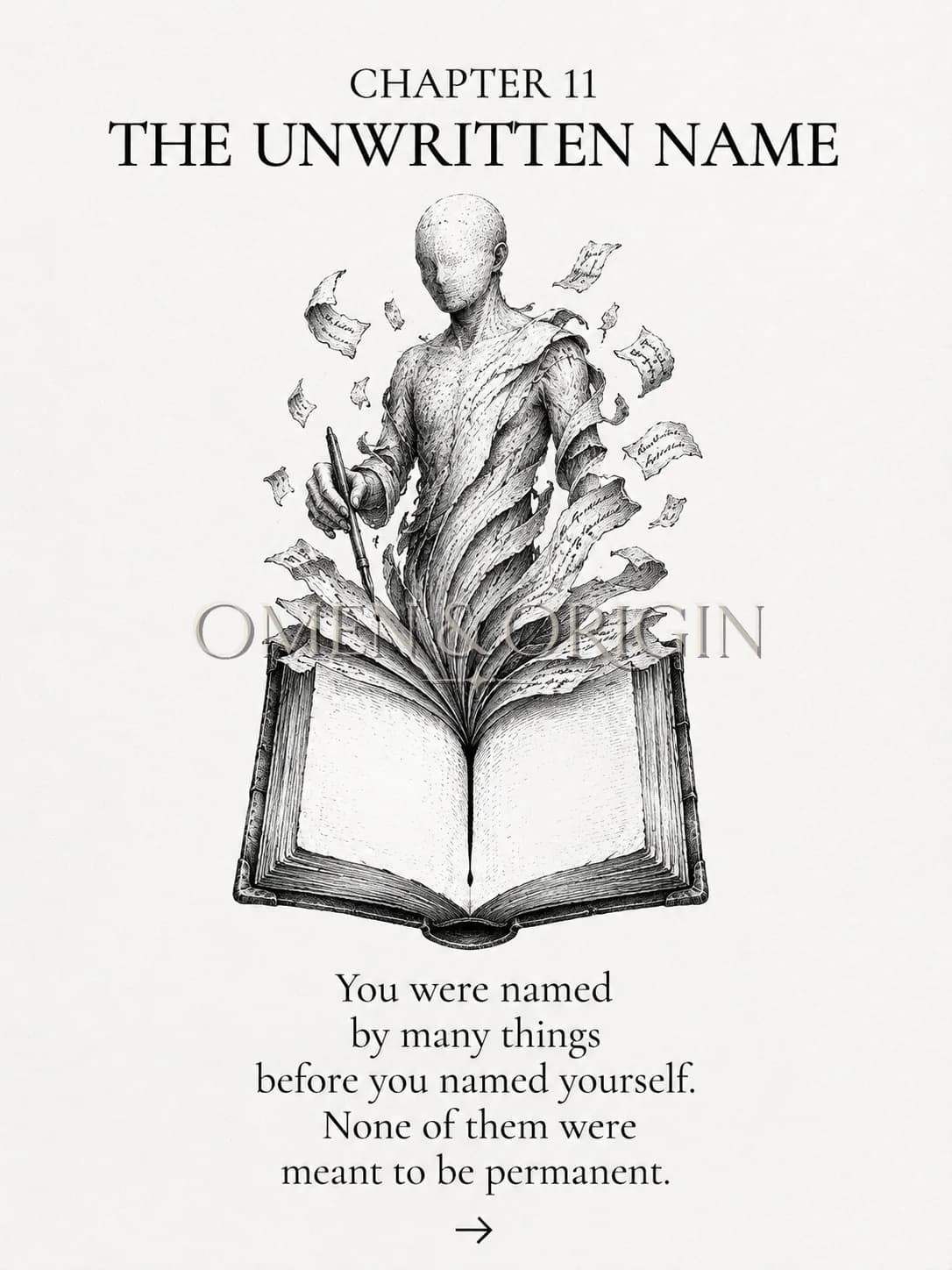 Chapter XI — The Unwritten Name