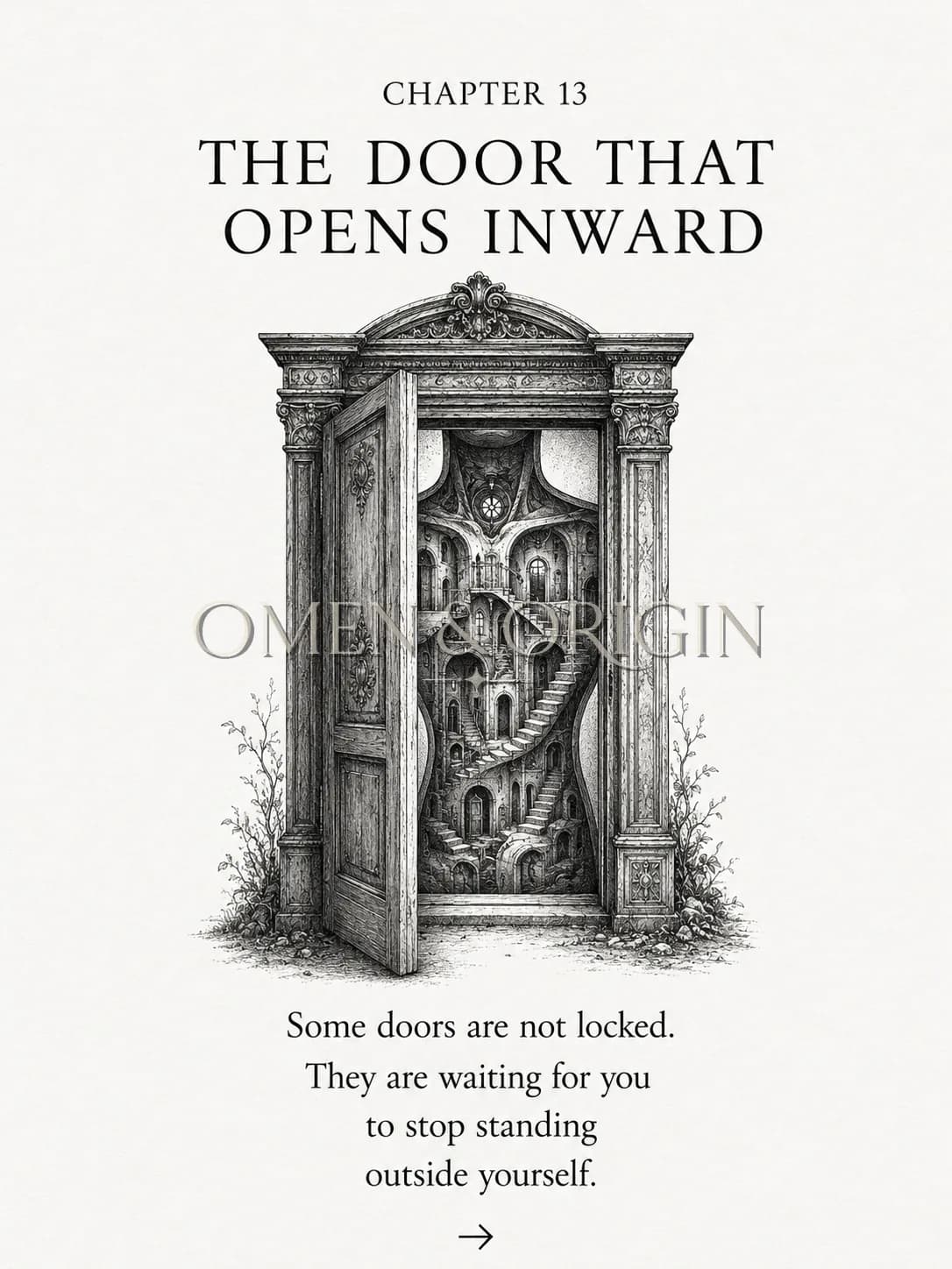 Chapter XIII — The Door That Opens Inward