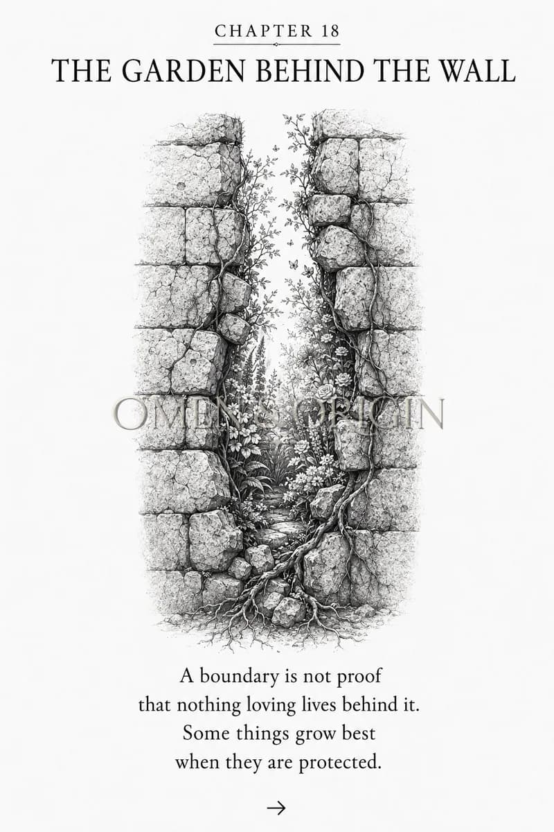 Chapter XVIII — The Garden Behind the Wall